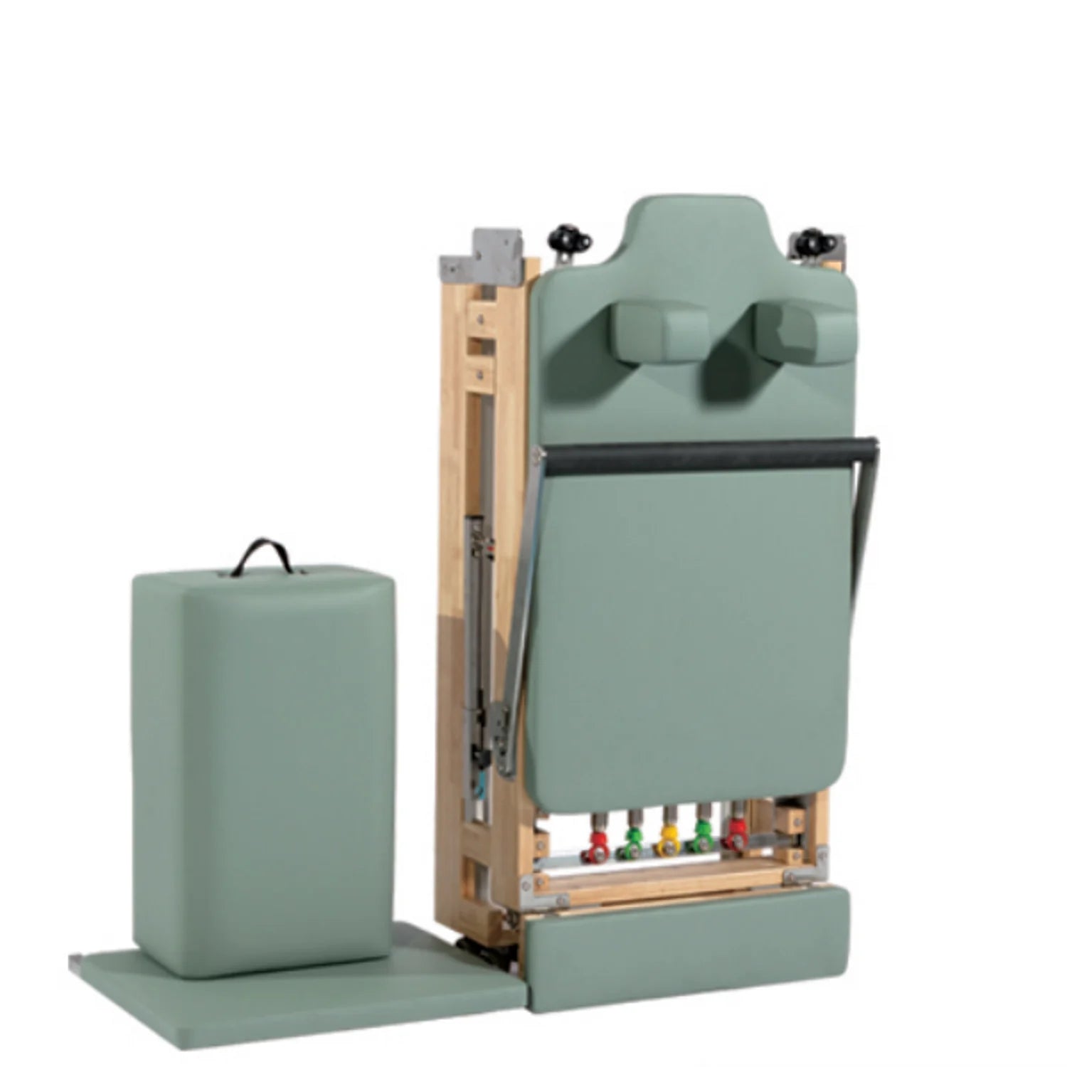 Reformer Pilates pliable Maison M1 sur fond clair
